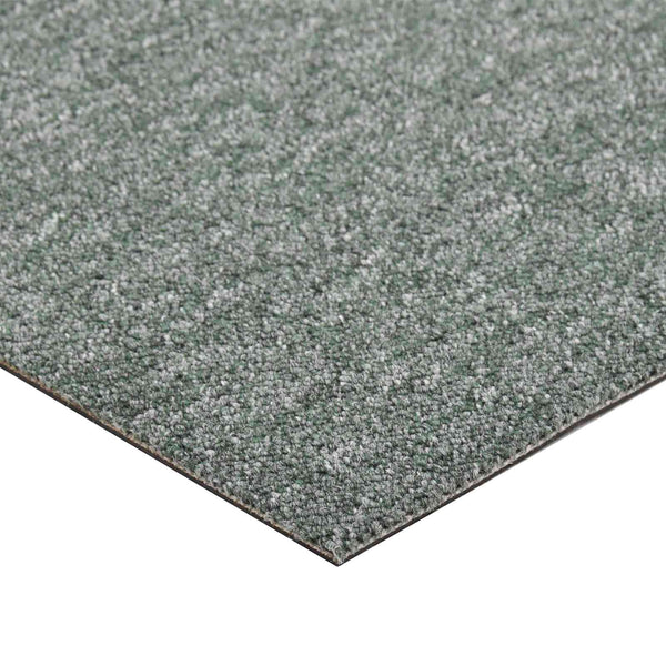 vidaXL Carpet Tiles 20 pcs Green 50 x 50 cm 100% Polypropylene