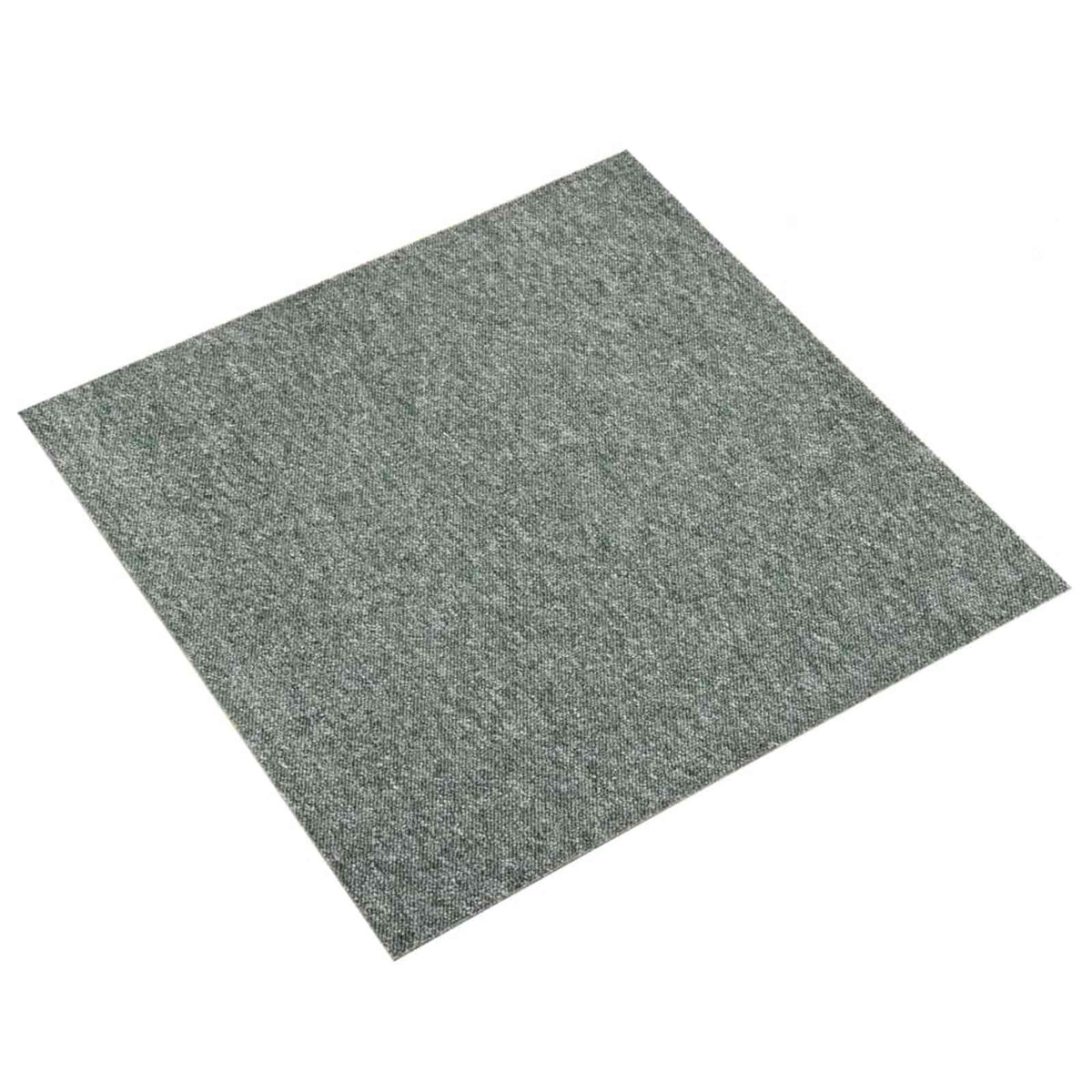 vidaXL Carpet Tiles 20 pcs Green 50 x 50 cm 100% Polypropylene