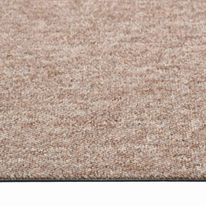 vidaXL Carpet Tiles 20 pcs Beige 50 x 50 cm 100% Polypropylene
