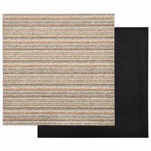 vidaXL Carpet Tiles 20 pcs Striped Beige 50 x 50 cm 100% Polypropylene