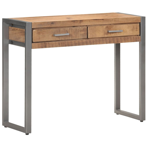 vidaXL Console Table 95x35x75 cm Solid Mango Wood