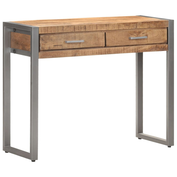 vidaXL Console Table 95x35x75 cm Solid Mango Wood