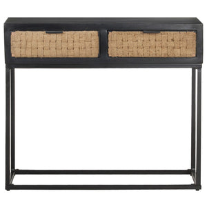 vidaXL Console Table 90x35x76 cm Solid Mango Wood