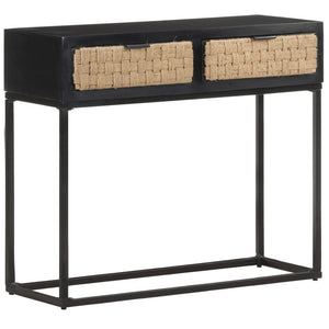 vidaXL Console Table 90x35x76 cm Solid Mango Wood