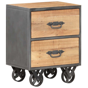 vidaXL Nightstand 40x30x51 cm Solid Reclaimed Wood