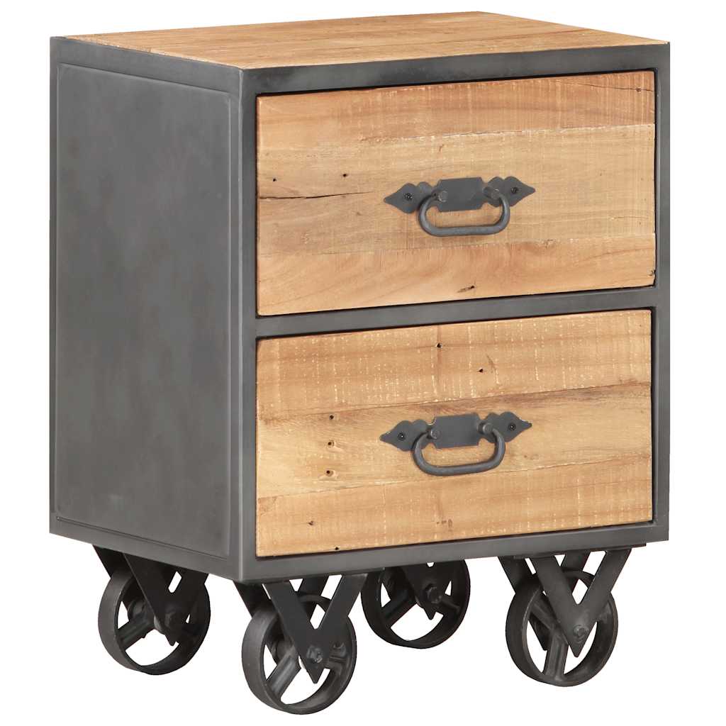 vidaXL Nightstand 40x30x51 cm Solid Reclaimed Wood