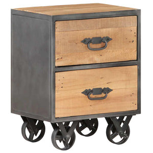 vidaXL Nightstand 40x30x51 cm Solid Reclaimed Wood
