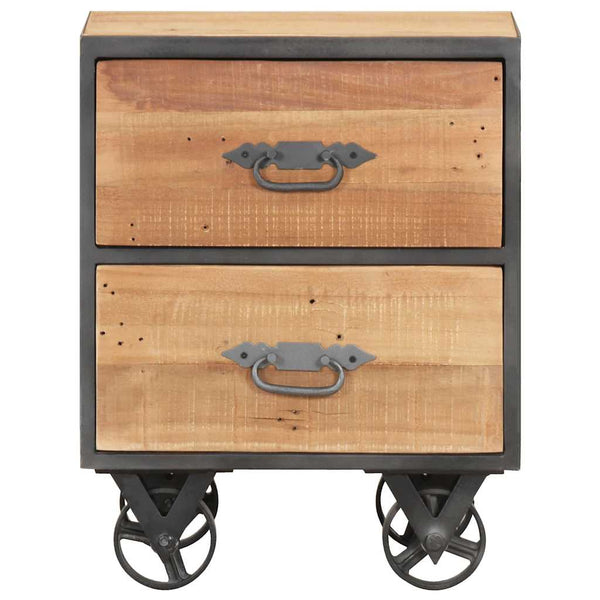 vidaXL Nightstand 40x30x51 cm Solid Reclaimed Wood