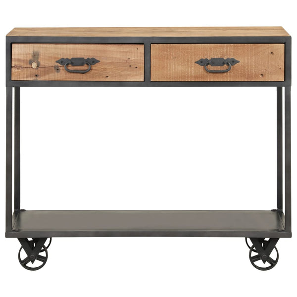 vidaXL Console Table 90x35x74 cm Solid Reclaimed Wood