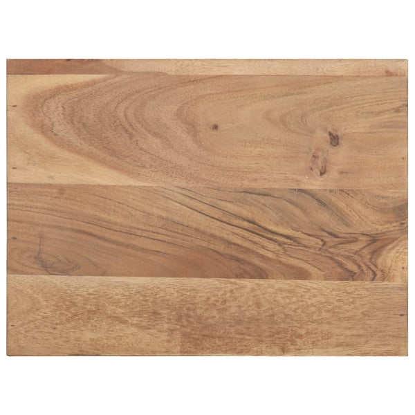 vidaXL Bedside Cabinet 40x30x50 cm Solid Acacia Wood with Live Edges