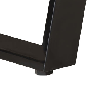 vidaXL Desk 107x45x79 cm Solid Acacia Wood Live Edge