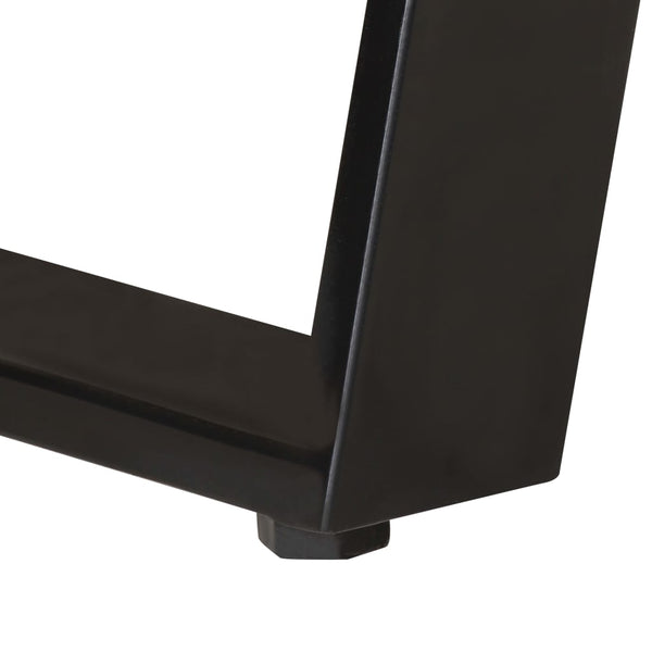 vidaXL Desk 107x45x79 cm Solid Acacia Wood Live Edge