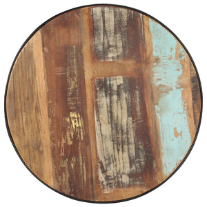 vidaXL Coffee Table Black 68x68x36 cm Solid Reclaimed Wood
