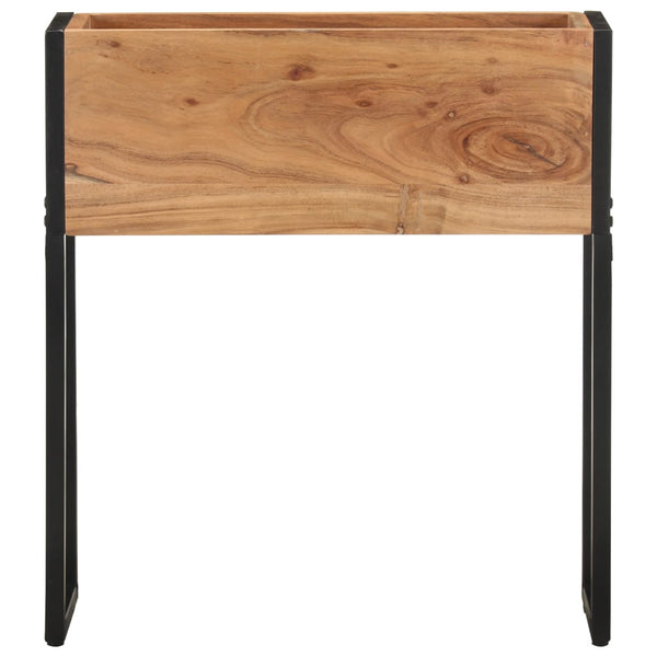 vidaXL Planter 60x20x68 cm Solid Acacia Wood