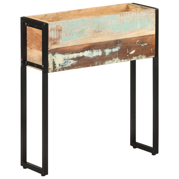 vidaXL Planter 60x20x68 cm Solid Reclaimed Wood