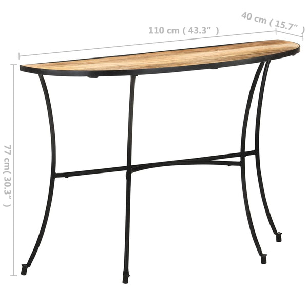 vidaXL Sideboard 110x40x77 cm Solid Mango Wood