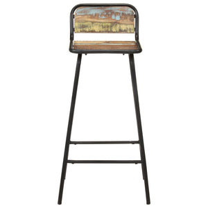 vidaXL Bar Stools 2 pcs. Solid Reclaimed Wood
