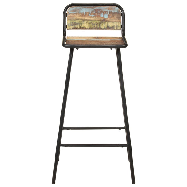 vidaXL Bar Stools 2 pcs. Solid Reclaimed Wood