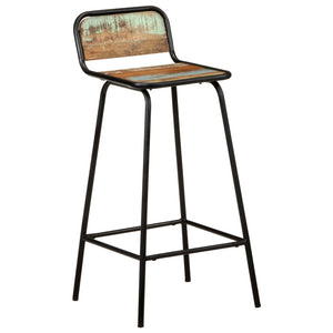 vidaXL Bar Stools 2 pcs. Solid Reclaimed Wood