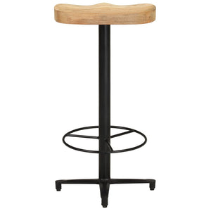 vidaXL Bar Stools 2 pcs. 76 cm Solid Mango Wood
