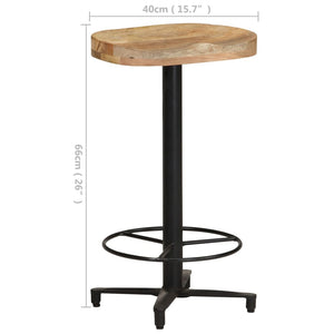 vidaXL Bar Stools 2 pcs. 66 cm Solid Mango Wood