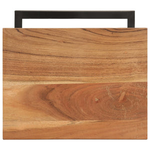 vidaXL Side Tables 2 pcs. 31.5x24.5x64.5 cm Solid Acacia Wood