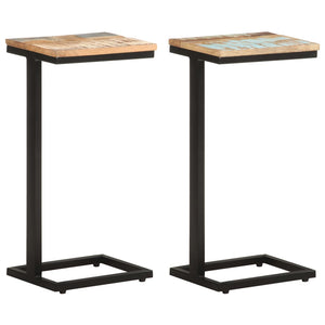 vidaXL Side Tables 2 pcs. 31.5x24.5x64.5 cm Solid Reclaimed Wood