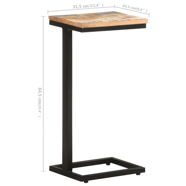 vidaXL Side Tables 2 pcs. 31.5x24.5x64.5 cm Solid Reclaimed Wood