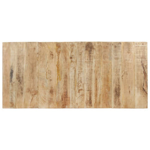 vidaXL Dining Table 200x90x76 cm Rough Mango Wood