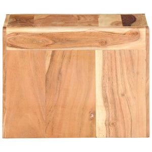 vidaXL Side Table 43x40x30 cm Solid Acacia Wood