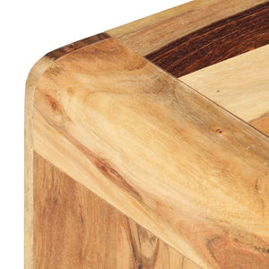 vidaXL Side Table 43x40x30 cm Solid Acacia Wood