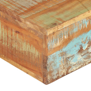 vidaXL Coffee Table 80x80x28 cm Solid Reclaimed Wood