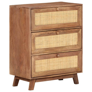 vidaXL Sideboard 61x35x76 cm Solid Mango Wood