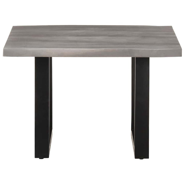 vidaXL Coffee Table with Live Edges 60x60x40 cm Solid Acacia Wood