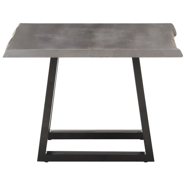 vidaXL Coffee Table with Live Edges 60x60x40 cm Solid Acacia Wood