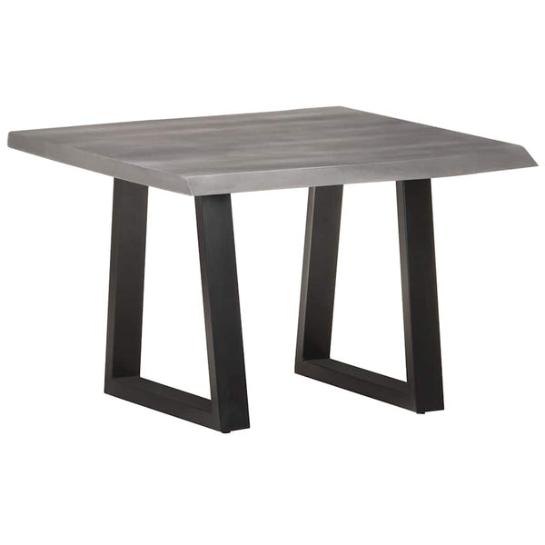 vidaXL Coffee Table with Live Edges 60x60x40 cm Solid Acacia Wood