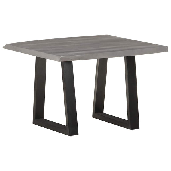 vidaXL Coffee Table with Live Edges 60x60x40 cm Solid Acacia Wood