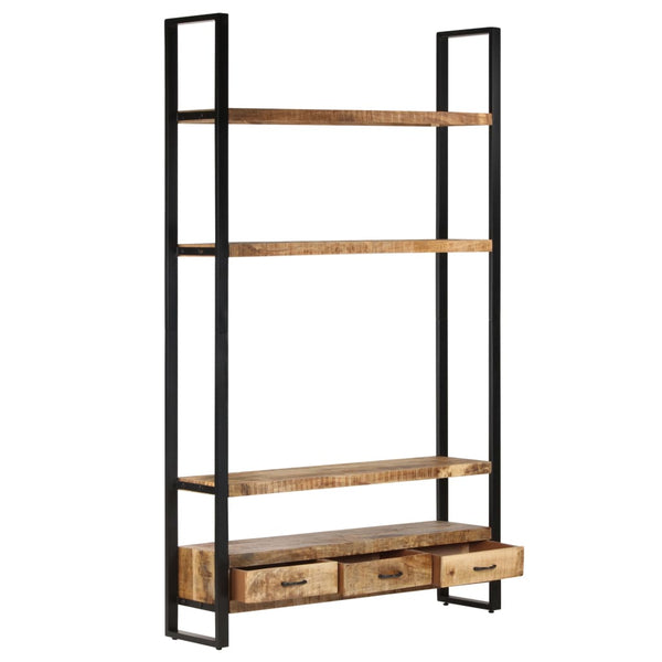 Massivholz Bücherregal Mango 118x30x200 cm