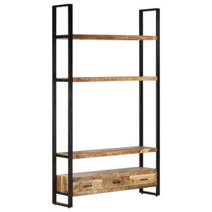 Massivholz Bücherregal Mango 118x30x200 cm