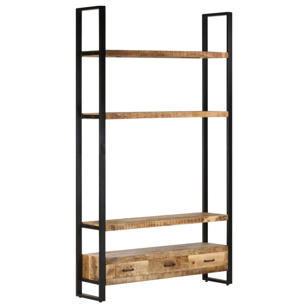 Massivholz Bücherregal Mango 118x30x200 cm