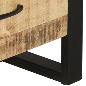 Massivholz Bücherregal Mango 118x30x200 cm