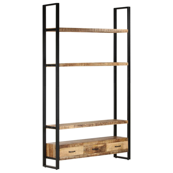 Massivholz Bücherregal Mango 118x30x200 cm