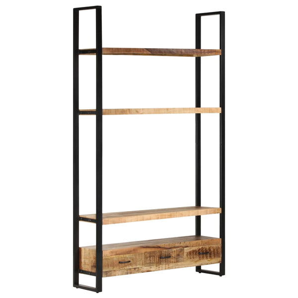 Massivholz Bücherregal Mango 118x30x200 cm