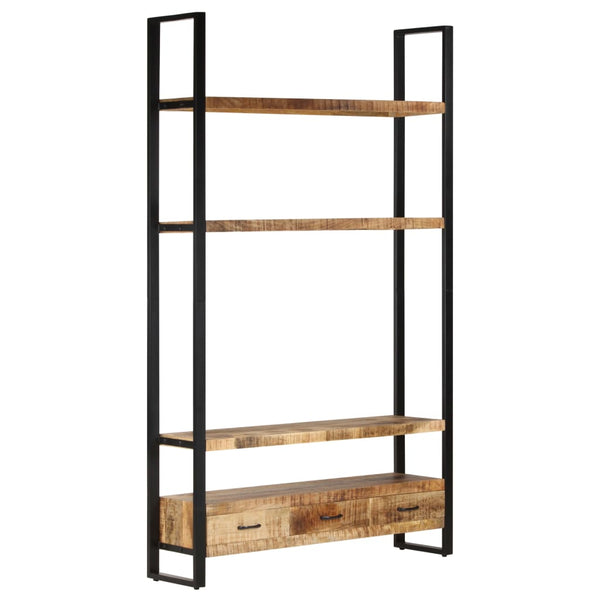 Massivholz Bücherregal Mango 118x30x200 cm