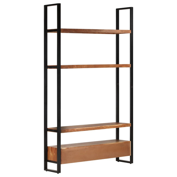 vidaXL Bookcase 118x30x200 cm Solid Acacia Wood