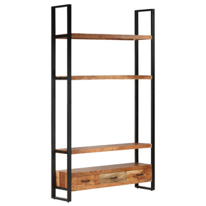vidaXL Bookcase 118x30x200 cm Solid Acacia Wood