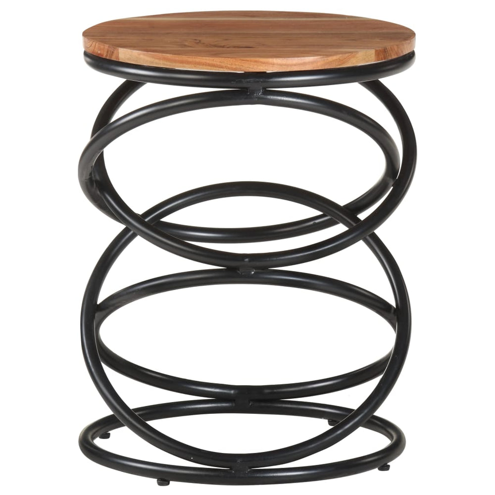 vidaXL Side Table 40x40x52 cm Solid Acacia Wood