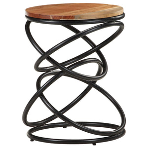 vidaXL Side Table 40x40x52 cm Solid Acacia Wood