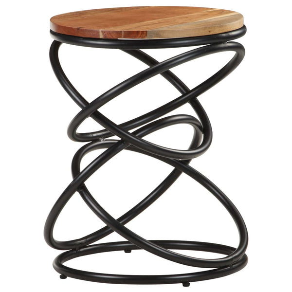 vidaXL Side Table 40x40x52 cm Solid Acacia Wood