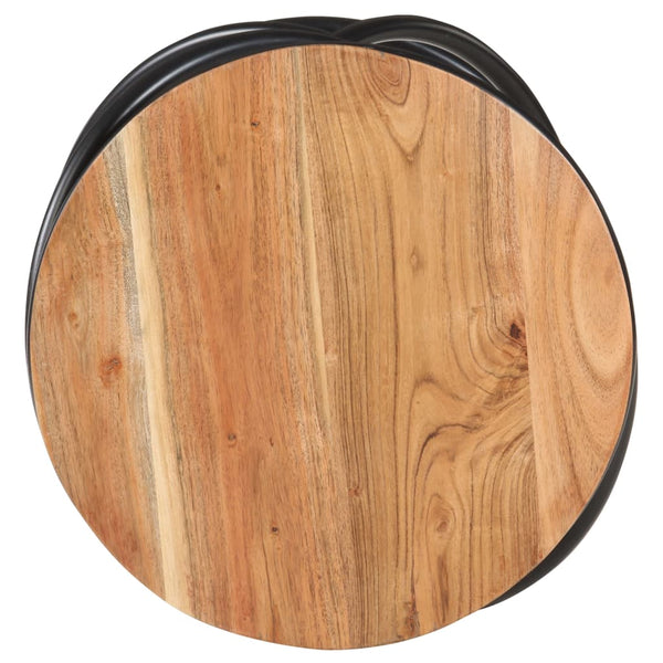 vidaXL Side Table 40x40x52 cm Solid Acacia Wood